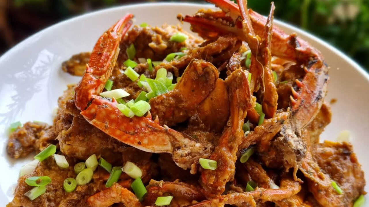 Crabe batailleur au curry