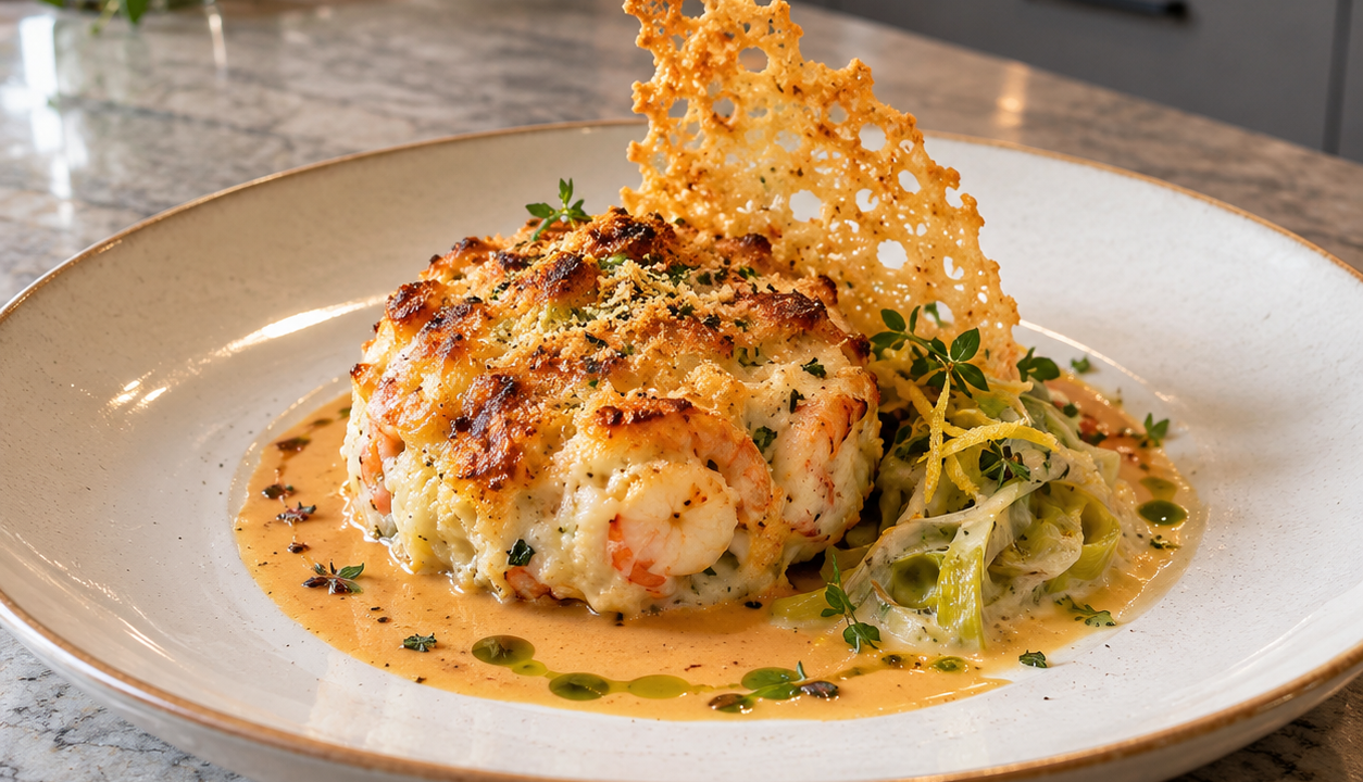 Gratin de crabe à emporter